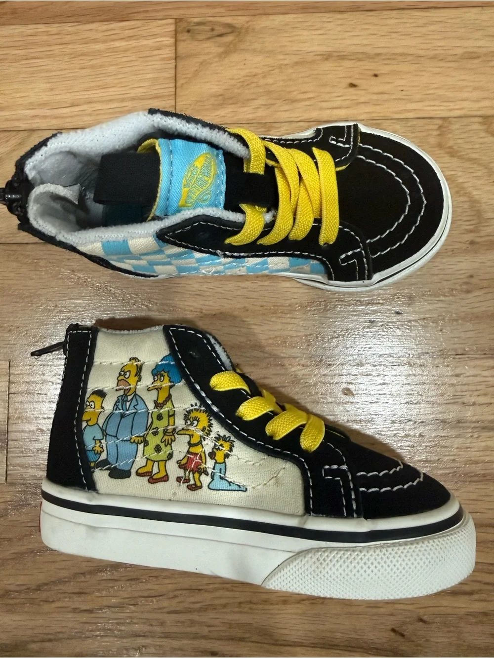 The Simpsons Vans Sk8-Hi Zip